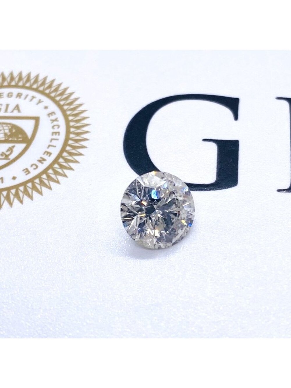 GIA Certified Natural 1.44CT I I3 Round Brilliant Loose Diamond